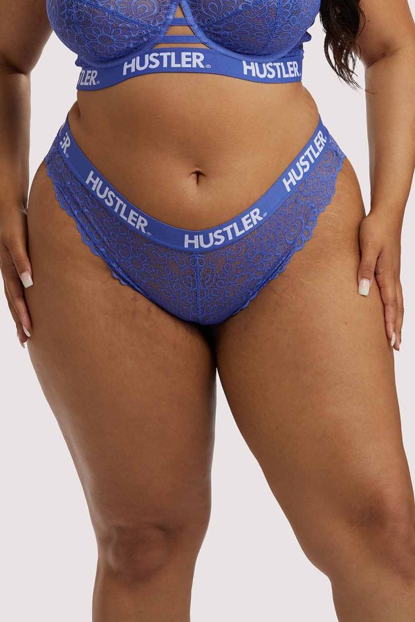 Branded Lace Blue Brief For Sale