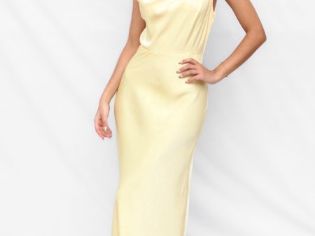 Vianna Formal Dress - Yellow on Sale