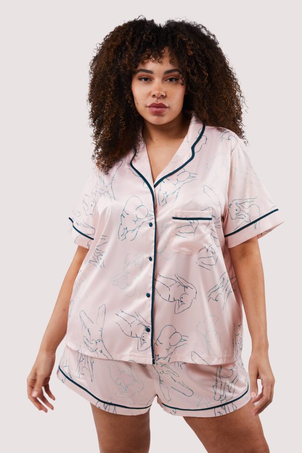 Venus Printed Pyjama Top & Bottom For Cheap