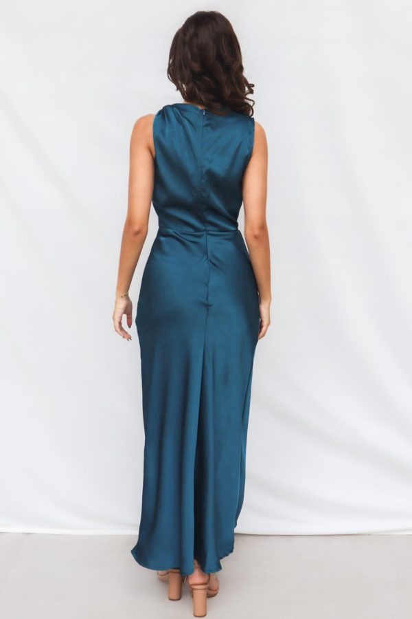 Vianna Formal Dress - Teal Hot on Sale