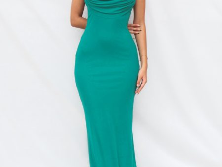 Anita Midi Dress - Green on Sale