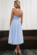 Cindy Tulle Midi Dress - Baby Blue Online Sale