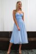 Cindy Tulle Midi Dress - Baby Blue Online Sale