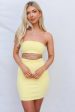 Zinnia Mini Dress - Yellow Online