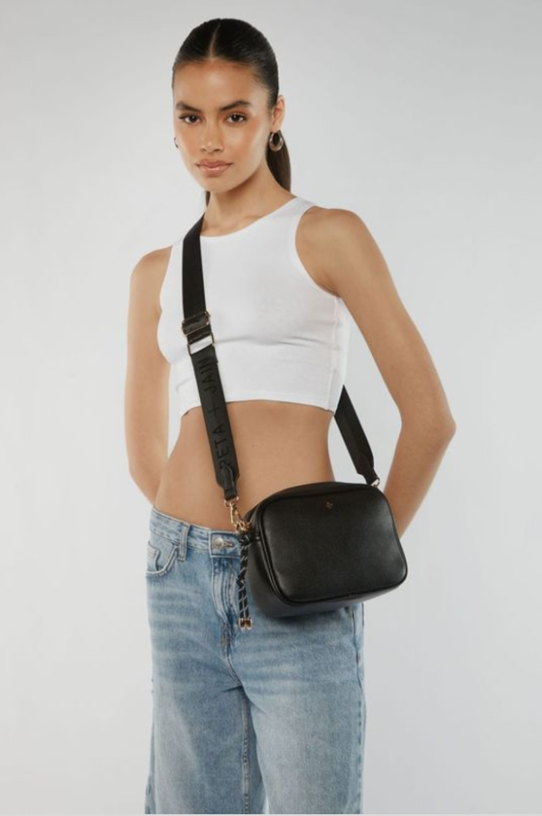 PETA + JAIN Vivi Bag - Black Pebble Sale