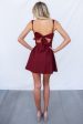 Alany Mini Dress - Wine Online