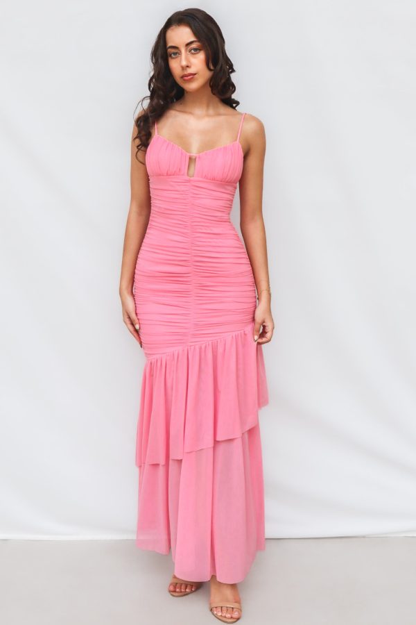 Addy Maxi Dress - Pink Cheap