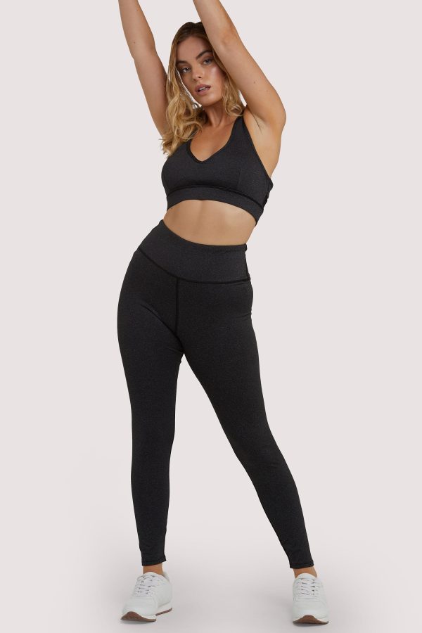 Grey Marl Long Leggings on Sale