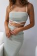 Kennedy Set Top - Sage Green Online Sale