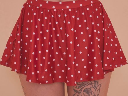 Collectif Polka Dot Skater Skirted Brief Discount