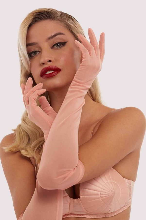 Peach Gloves For Cheap