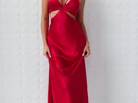 Bethany Maxi Dress - Red Online