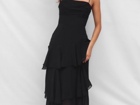 Tommi Maxi Dress - Black Online now