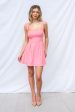 Alany Mini Dress - Pink on Sale