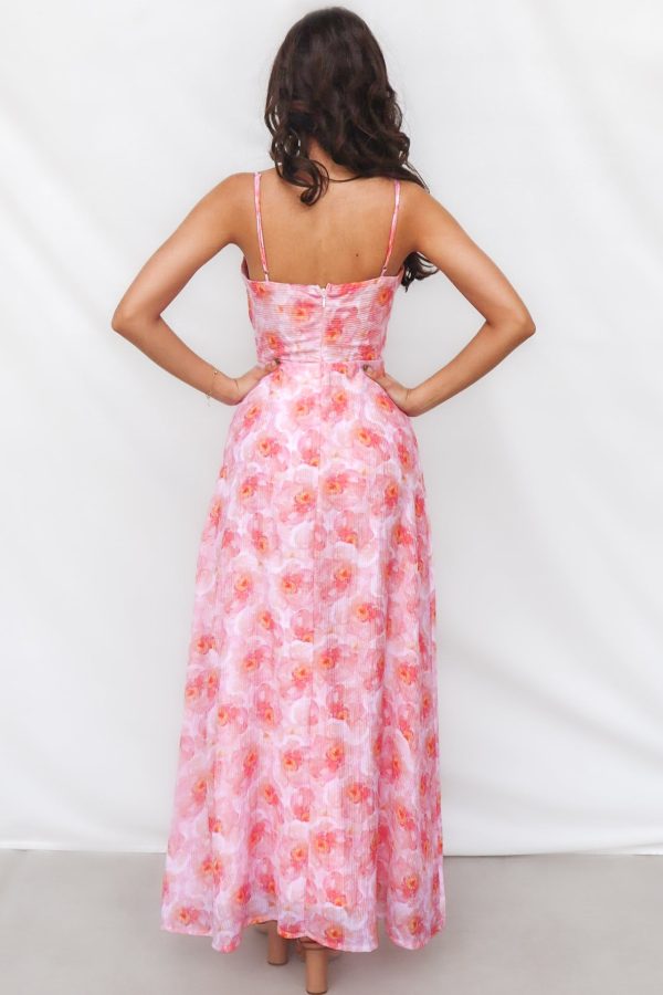 Watson Maxi Dress - Orange Floral on Sale