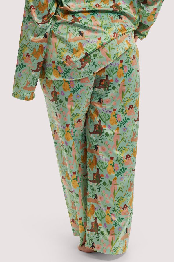 Bodil Jane Recycled Nudes & Flowers Trousers Online Sale