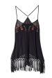 Embroidered Tassel Chemise Online