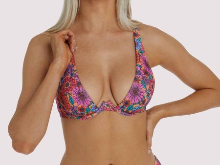 Wolf & Whistle Scarlett Floral Underwire Bikini Discount