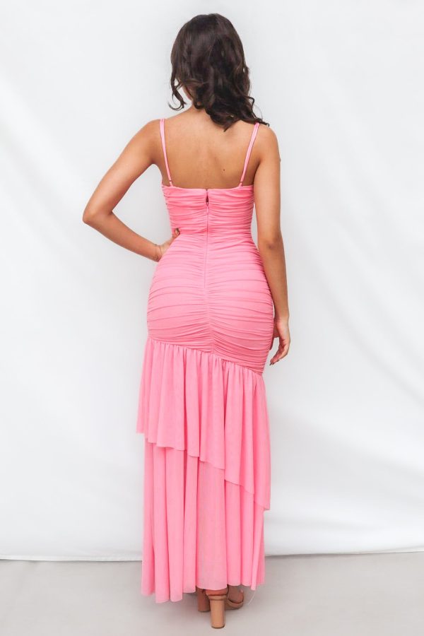 Addy Maxi Dress - Pink Cheap