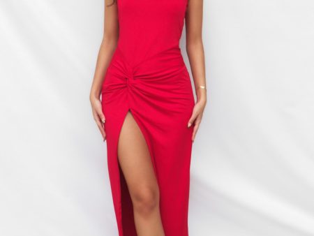 Lacey Maxi Dress - Red Hot on Sale