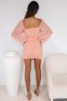 Astrid Mesh Dress - Peach Pink For Cheap