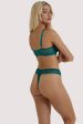 Ariana Teal Everyday Lace Thong Online Sale