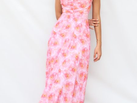 Watson Maxi Dress - Orange Floral on Sale