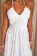 Alessandra Midi Dress - White Sale