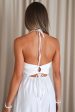 Alessandra Midi Dress - White Sale