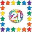 Rainbow Confetti 18in Mylar For Discount