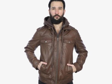 Leather Jacket With Hood Cheap