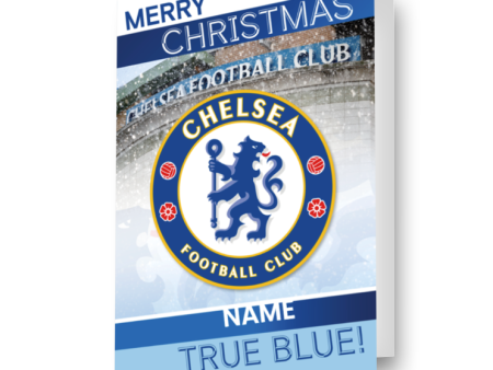 Chelsea FC Personalised Christmas Card Sale