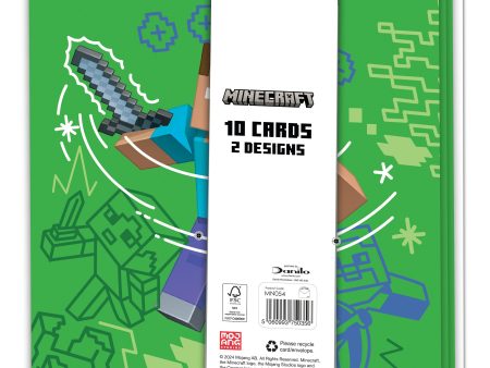 Minecraft Multipack of 10 Cards Fashion