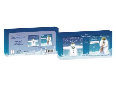 The Snowman Multipack of 12 Christmas Cards Supply