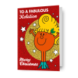 Mr Men & Little Miss Personalised  Fabulous  Christmas Card Hot on Sale