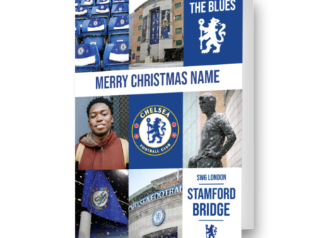 Chelsea FC Personalised Christmas Card Discount