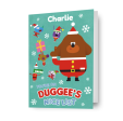 Hey Duggee Personalised  Nice List  Christmas Card on Sale