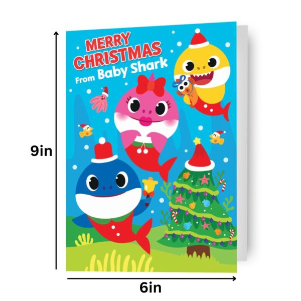 Baby Shark Christmas Sound Card For Sale