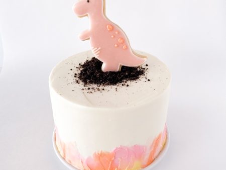 Pink or Green Dinosaur Cake Cheap