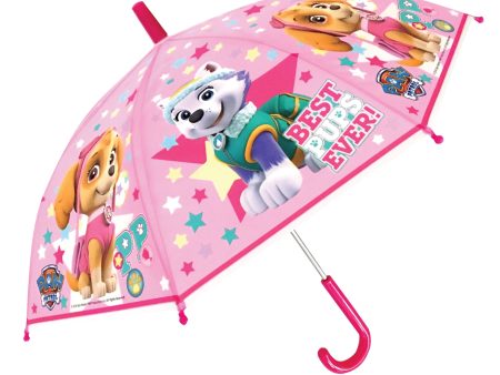 PAW Patrol Skye & Everest Bubble Pink Kids Best Pups Ever Brolly Umbrella Online Hot Sale