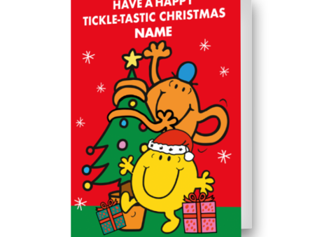 Mr Men & Little Miss Personalised  Tiggle-tastic  Christmas Card For Discount