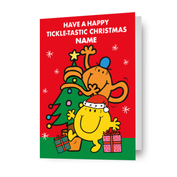 Mr Men & Little Miss Personalised  Tiggle-tastic  Christmas Card For Discount