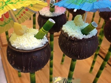 Luau Coconut cake pops Online