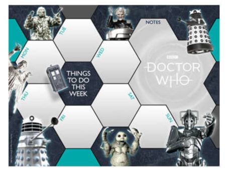 Doctor Who Desk Pad Weekly Planner Hot on Sale