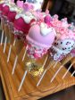 Pink princess Cake pops, birthday cake pops, girls birthday cake pops Supply