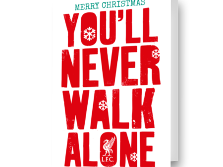 Liverpool FC Personalised Christmas Card on Sale