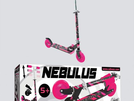 HGL Pink Black Nebulus Folding Scooter Cheap