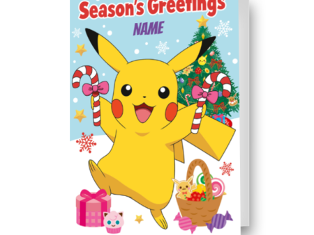 Pokémon Personalised Christmas Card Discount