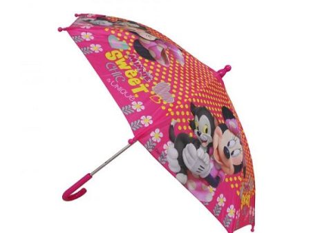 Disney Minnie Mouse Taslon Chic Pink Folding Girls Children s Umbrella, 38 cm For Cheap