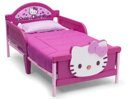 Hello Kitty Plastic 3D Toddler Bed Online Hot Sale